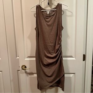 Leith sleeveless ruched body-con dress